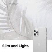 Elago Inner Core Case - тънък полипропиленов кейс (0.5 mm) за iPhone 12, iPhone 12 Pro (прозрачен-мат) 2