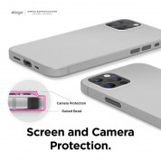 Elago Inner Core Case - тънък полипропиленов кейс (0.5 mm) за iPhone 12, iPhone 12 Pro (прозрачен-мат) 4