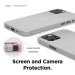 Elago Inner Core Case - тънък полипропиленов кейс (0.5 mm) за iPhone 12, iPhone 12 Pro (прозрачен-мат) 5