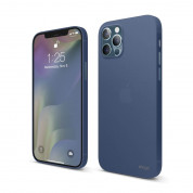 Elago Inner Core Case - тънък полипропиленов кейс (0.5 mm) за iPhone 12, iPhone 12 Pro (син)