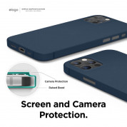 Elago Inner Core Case - тънък полипропиленов кейс (0.5 mm) за iPhone 12, iPhone 12 Pro (син) 4
