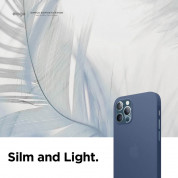 Elago Inner Core Case - тънък полипропиленов кейс (0.5 mm) за iPhone 12, iPhone 12 Pro (син) 2