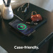 Elago Charging Tray for MagSafe - силиконова поставка за зареждане на iPhone чрез поставяне на Apple MagSafe Charger (черен) 6