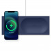 Elago Charging Tray for MagSafe - силиконова поставка за зареждане на iPhone чрез поставяне на Apple MagSafe Charger (тъмносин) 1