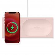 Elago Charging Tray for MagSafe - силиконова поставка за зареждане на iPhone чрез поставяне на Apple MagSafe Charger (розов)