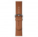 Apple Classic Buckle Band - оригинална кожена каишка за Apple Watch 38мм, 40мм, 41мм (тъмнокафяв) 5