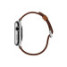 Apple Classic Buckle Band - оригинална кожена каишка за Apple Watch 38мм, 40мм, 41мм (тъмнокафяв) 4