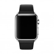 Apple Classic Buckle Band - оригинална кожена каишка за Apple Watch 38мм, 40мм, 41мм (черен) 3