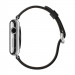 Apple Classic Buckle Band - оригинална кожена каишка за Apple Watch 38мм, 40мм, 41мм (черен) 2