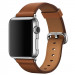 Apple Classic Buckle Band - оригинална кожена каишка за Apple Watch 38мм, 40мм, 41мм (светлокафяв) 1