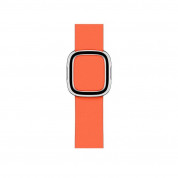 Apple Modern Buckle Band Small - оригинална кожена каишка за Apple Watch 38мм, 40мм, 41мм (оранжев) 2