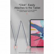 Baseus Square Line Stylus Pen (ACSXB-0G) - алуминиева професионална писалка за iPad Pro (модели 2018-2021) (тънмосив) 8
