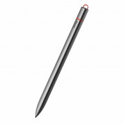 Baseus Square Line Stylus Pen (ACSXB-0G) - алуминиева професионална писалка за iPad Pro (модели 2018-2021) (тънмосив)
