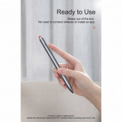 Baseus Square Line Stylus Pen (ACSXB-0G) - алуминиева професионална писалка за iPad Pro (модели 2018-2021) (тънмосив) 9