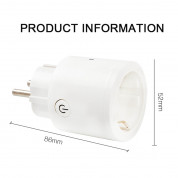 Platinet Smart Home Plug Socket EU 16A (PSHP16AW) - умен Wi-Fi безжичен контакт (бял) 3