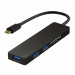 Platinet USB-C Multimedia Adapter 5in1 (PMMA9846) - USB-C хъб за свързване на допълнителна периферия за компютри с USB-C (черен) 1