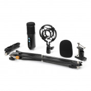 VARR Gaming Microphone Tube USB - геймърски настолен USB микрофон за запис и стрийминг (черен) 4