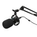 VARR Gaming Microphone Tube USB - геймърски настолен USB микрофон за запис и стрийминг (черен) 3