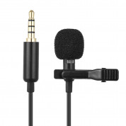 Platinet Lavalier Lapel Microphone Clip 3.5 mm - кабелен микрофон с 3.5 мм жак (черен) 1