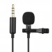 Platinet Lavalier Lapel Microphone Clip 3.5 mm - кабелен микрофон с 3.5 мм жак (черен) 2