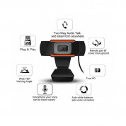 Platinet Web Camera 720p (PCWC720) - 720p уеб видеокамера с микрофон (черен) 3