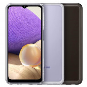 Samsung Soft Clear Cover Case EF-QA326TBEGEU - оригинален TPU кейс за Samsung Galaxy A32 5G (черен)  5