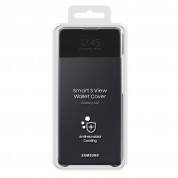 Samsung Galaxy S-View Wallet Cover EF-EA325PBEGEW - оригинален калъф през който виждате информация от дисплея за Samsung Galaxy A32 4G (черен) 5