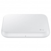 Samsung Wireless Charger Pad EP-P1300BWEGEU - поставка (пад) за безжично захранване на мобилни устройства и слушалки (бял)