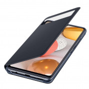 Samsung Galaxy S-View Wallet Cover EF-EA426PBEGEE - оригинален калъф през който виждате информация от дисплея за Samsung Galaxy A42 5G (черен) 3