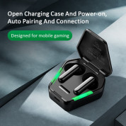 USAMS JY01 TWS Gaming Earbuds - безжични Bluetooth слушалки със зареждащ кейс (черен) 4