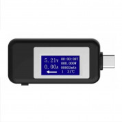 KWS-1802C USB-C Digital Voltage Current Capacity Meter - USB-C тестер на напрежение, ток и капацитет (черен)