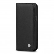 Moshi Overture SnapToª Case - елегантен кожен калъф (с кейс) тип портфейл за iPhone 12 Pro Max (черен)