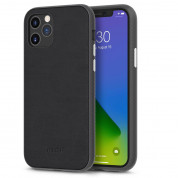 Moshi Overture SnapToª Case - елегантен кожен калъф (с кейс) тип портфейл за iPhone 12 Mini (черен) 5
