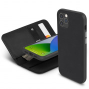 Moshi Overture SnapToª Case - елегантен кожен калъф (с кейс) тип портфейл за iPhone 12 Mini (черен) 6