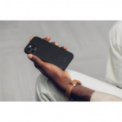 Moshi Overture SnapToª Case - елегантен кожен калъф (с кейс) тип портфейл за iPhone 12 Mini (черен) 8