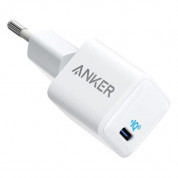 Anker PowerPort III Nano Wall Charger 20W USB-C - захранване за ел. мрежа с USB-C порт и технология за бързо зареждане (бял) 1
