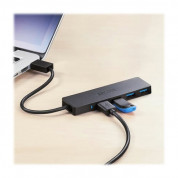 Anker USB 3.0 4-Port USB Hub (A7516012) - 4-портов USB 3.0 хъб за компютри и лаптопи (черен) 3