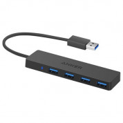 Anker USB 3.0 4-Port USB Hub (A7516012) - 4-портов USB 3.0 хъб за компютри и лаптопи (черен)