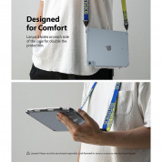 Ringke Fusion Case - удароустойчив хибриден кейс за iPad Air 5 (2022), iPad Air 4 (2020) (черен) 4