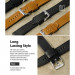 Ringke Leather One Classic Band 20 mm - кожена (естествена кожа) каишка за Galaxy Watch, Huawei Watch, Xiaomi, Garmin и други (20 мм) (черен) 5