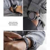 Ringke Metal One Classic Band 20 mm - стоманена каишка за Galaxy Watch, Huawei Watch, Xiaomi, Garmin и други (20 мм) (черен) 10