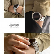 Ringke Metal One Classic Band 20 mm - стоманена каишка за Galaxy Watch, Huawei Watch, Xiaomi, Garmin и други (20 мм) (сребрист) 10