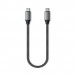 Satechi USB-C to USB-C Charging Cable 100W - USB-C към USB-C кабел за устройства с USB-C порт (25 см) (сив) 1