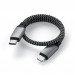 Satechi USB-C to Lightning Cable - сертифициран (MFI) USB-C към Lightning кабел за Apple устройства с Lightning порт (25 см) (сив) 5