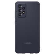 Samsung Silicone Cover EF-PA725TBEGWW - оригинален силиконов кейс за Samsung Galaxy A72 (черен)