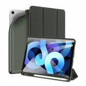 DUX DUCIS Osom TPU Gel Tablet Cover - термополиуретанов (TPU) кейс и поставка за iPad Air 5 (2022), iPad Air 4 (2020) (тъмнозелен)