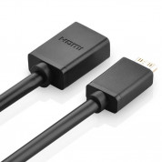 Ugreen mini HDMI Male to HDMI Female Adapter - адаптер мъжко mini HDMI към женско HDMI 2