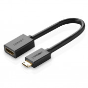 Ugreen mini HDMI Male to HDMI Female Adapter - адаптер мъжко mini HDMI към женско HDMI 3