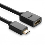 Ugreen mini HDMI Male to HDMI Female Adapter - адаптер мъжко mini HDMI към женско HDMI 1