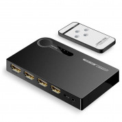 Ugreen 3-Port HDMI Auto Switch Box - 3-портов HDMI превключвател за компютри и монитори с дистанционно
